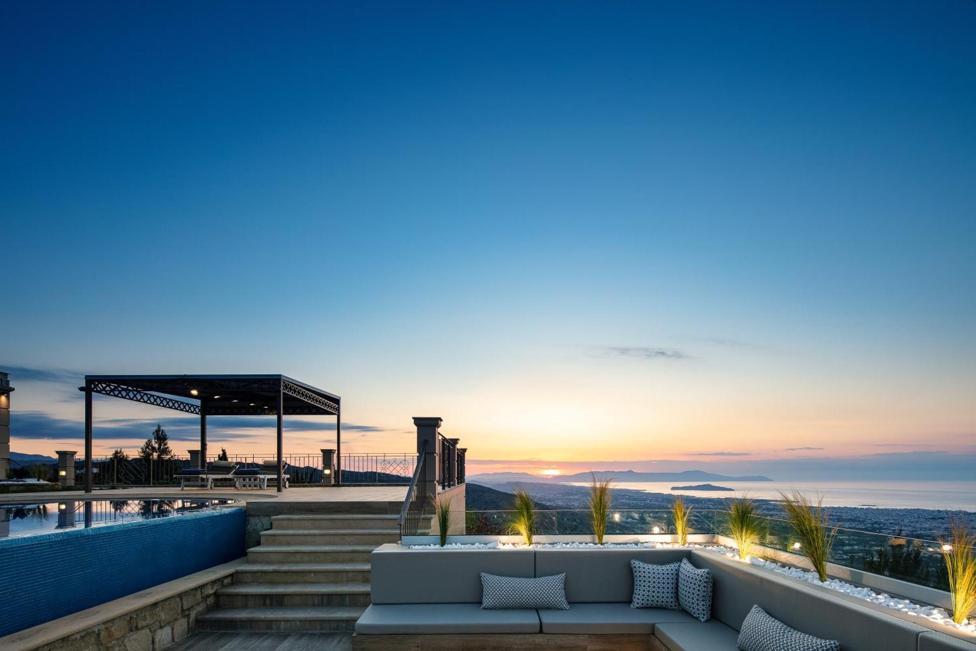 Villa Golden Hill Chania  Exteriör bild
