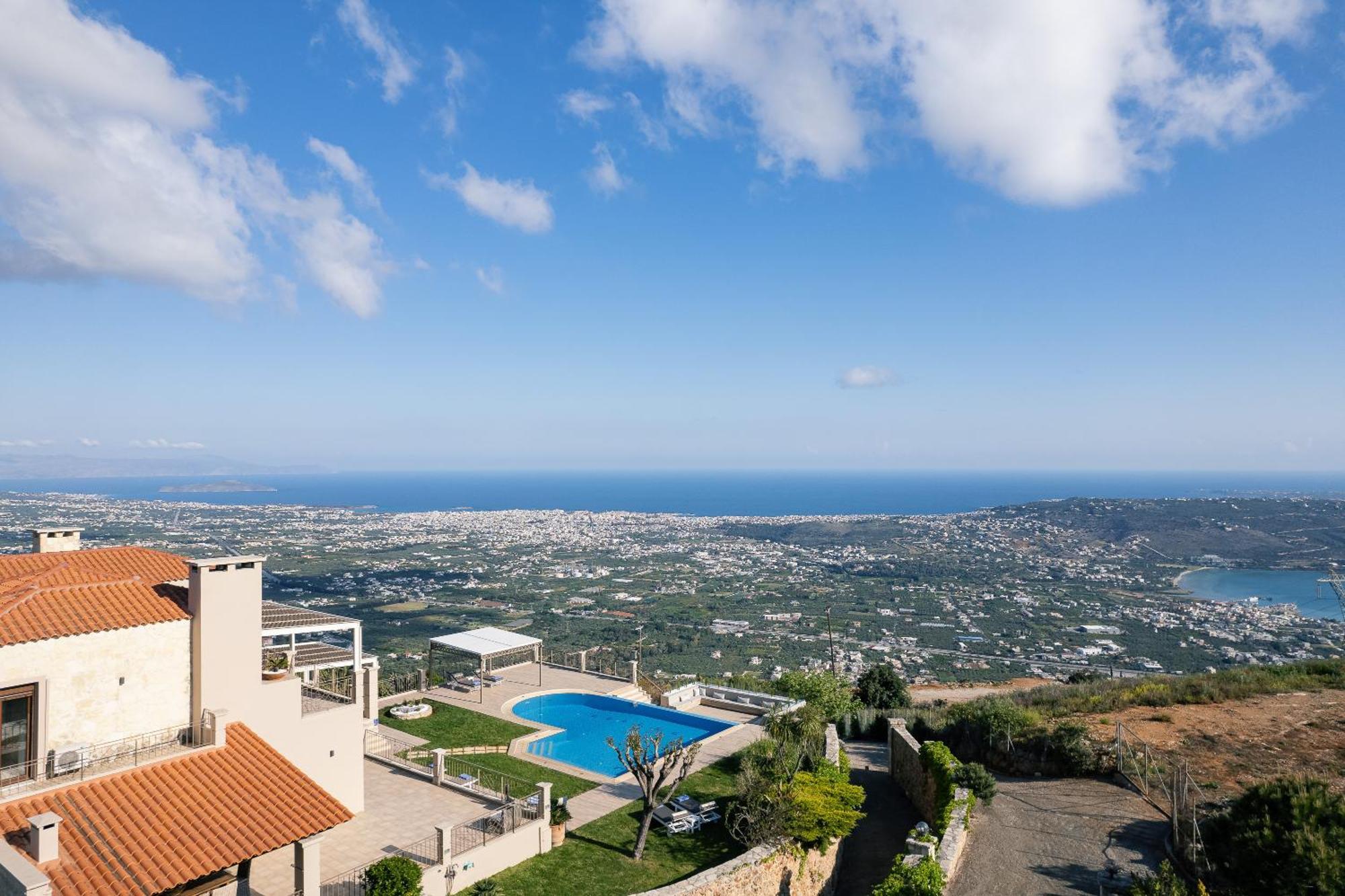 Villa Golden Hill Chania  Exteriör bild